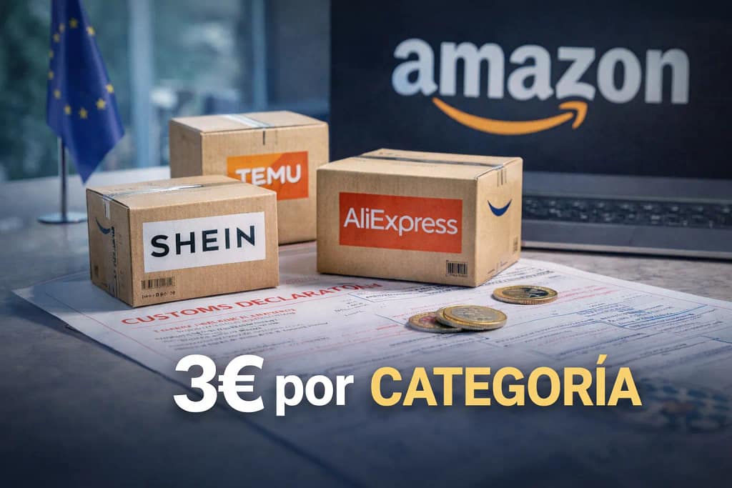 La UE impone 3€ de arancel a Shein, Temu y AliExpress: la gran oportunidad para vender más en Amazon 47 cajas de shein, aliexpress y temu con arancel de 3€