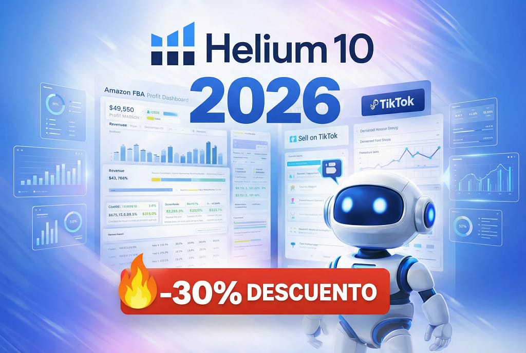 Helium 10: descuento de enero y novedades que trae en 2026 78 helium10 2026 descuento