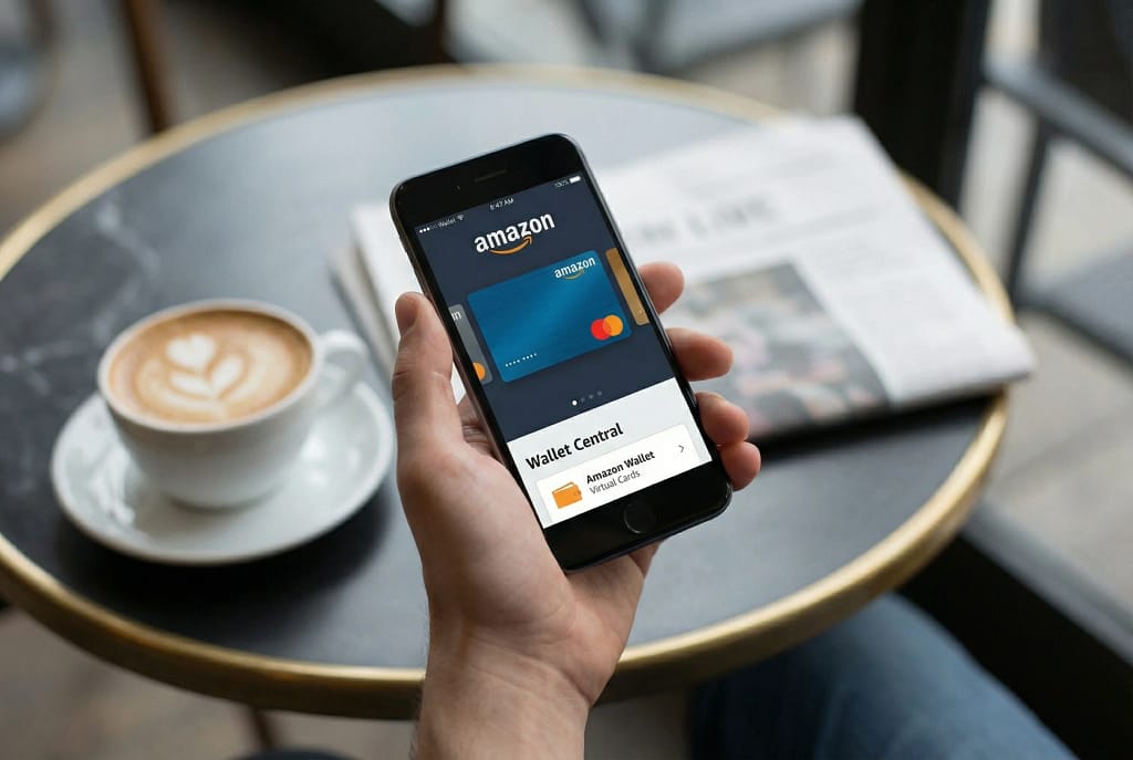 Amazon Seller Wallet: Amazon lanza su wallet en Europa 25 en la pantalla del móvil se ve amazon wallet